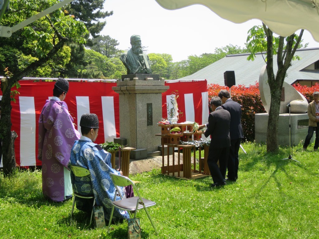 杉山彦三郎翁顕彰会記念式の画像