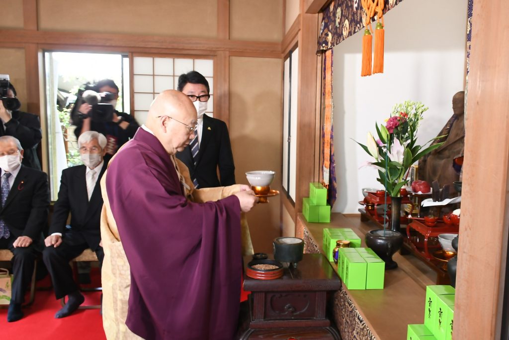 静岡市の茶業の繁栄を祈念する、献茶式を執り行いました！の画像